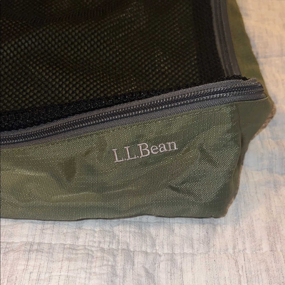 L.L. Bean Green Ripstop Mesh Packing Cube Travel Set (3 pcs) - Picture 6 of 8